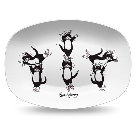 BalletoCat plate from the GoreyStore