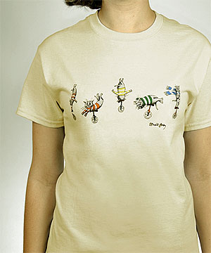 Tees from the Edward Gorey House gift shop.