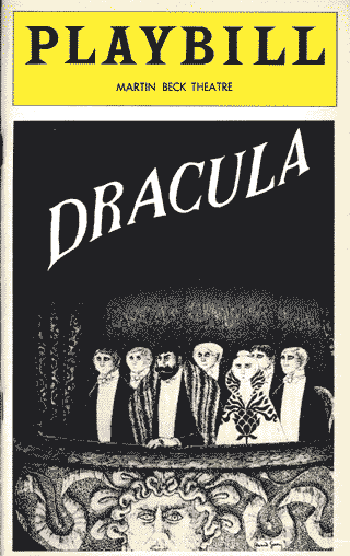 Dracula at The Martin Beck Playbill