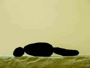The Black Doll awaits
