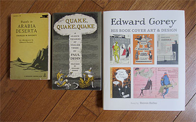 Edward Gorey: His Book Cover Art & Design, plus two other favorites