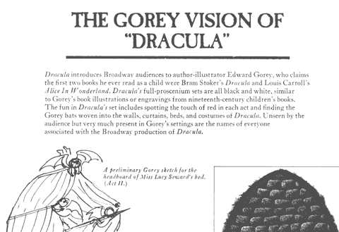 Dracula at The Martin Beck Program Art
